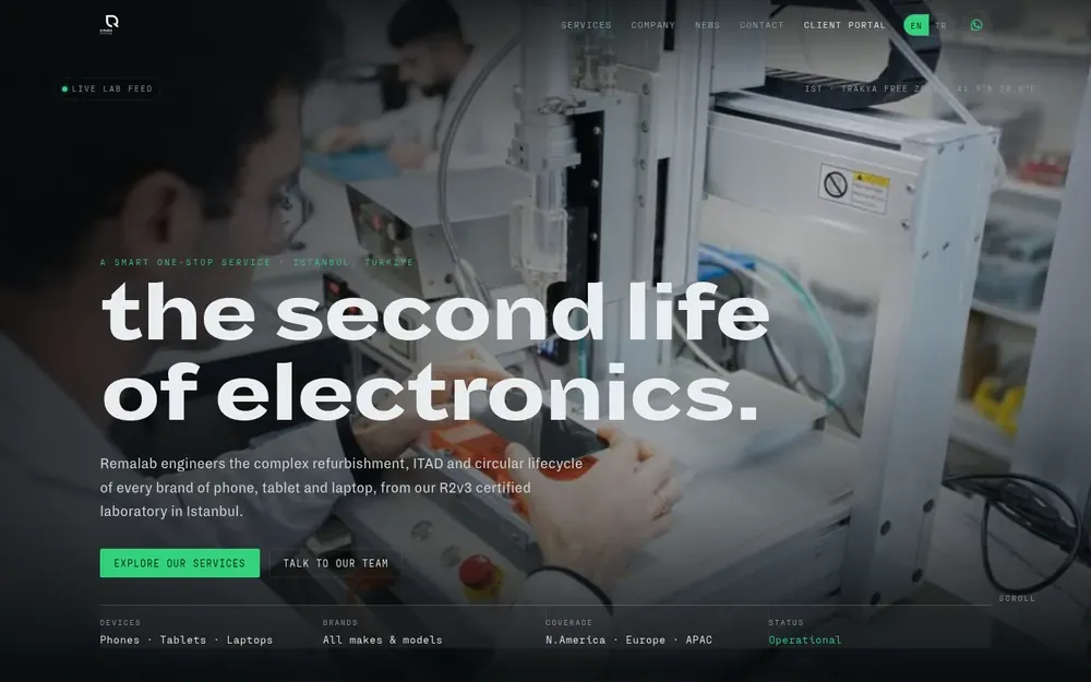 Refonte du site remalab